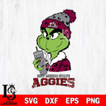 New Mexico State Aggies Grinch Bougie Leopard Svg Eps Dxf Png File, Digital Download, Instant Download