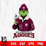 New Mexico State Aggies Grinch Christmas Cut Files Cricut, Svg Dxf Eps Png file, Digital download , Silhouette