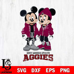 New Mexico State Aggies Mickey Minnie Mouse Rugby Svg Eps Dxf Png File, NCAA svg , File Cut , Digital Download , Instant Download, Cut Svg Files