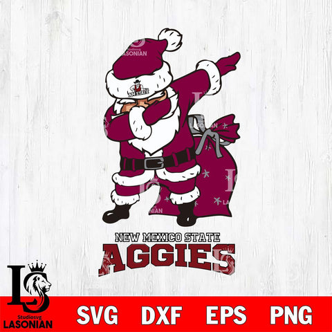 New Mexico State Aggies Santa Claus Ugly Svg dxf eps png pdf file,NCAA svg,Digital Download,Cricut file