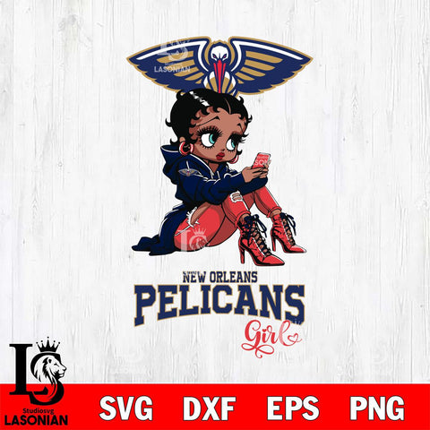 New Orleans Pelicans Beauty Black Fan Girl Football