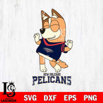 New Orleans Pelicans Chilli Dance Sport Svg Eps Dxf Png File, Digital Download, Instant Download