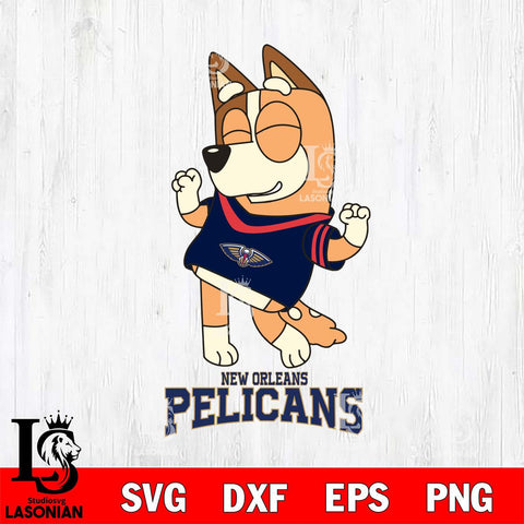 New Orleans Pelicans Chilli Dance Sport Svg Eps Dxf Png File, Digital Download, Instant Download