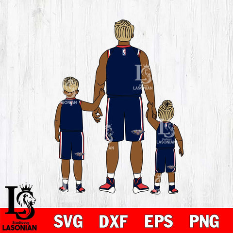 New Orleans Pelicans Father day , Best Dad Ever , NBA Basketball Svg Eps Dxf Png File, Digital Download, Instant Download