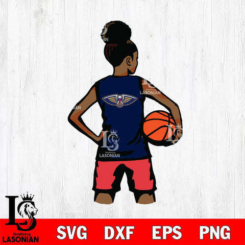 New Orleans Pelicans Girls sport 10 Svg Eps Dxf Png File, Digital Download, Instant Download