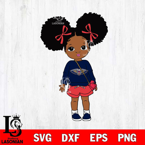 New Orleans Pelicans Girls sport 3 Svg Eps Dxf Png File, Digital Download, Instant Download