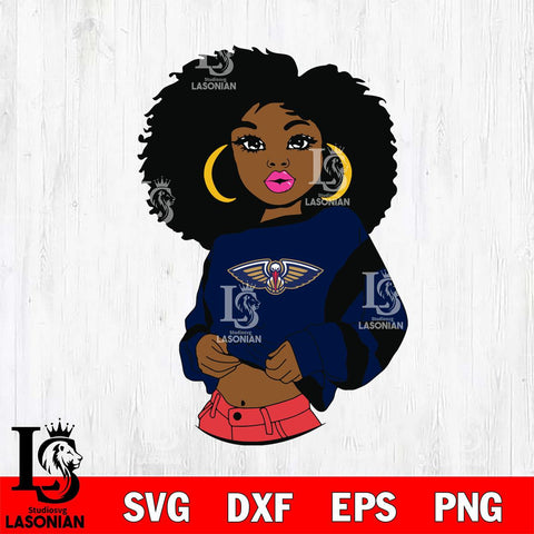 New Orleans Pelicans Girls sport 6 Svg Eps Dxf Png File, Digital Download, Instant Download