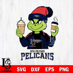 New Orleans Pelicans Grinch 2 coffee Svg Eps Dxf Png File, Digital Download, Instant Download