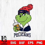 New Orleans Pelicans Grinch hat Svg Eps Dxf Png File, Digital Download, Instant Download