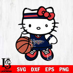 New Orleans Pelicans Hello Kitty basketball Svg Eps Dxf Png File, Digital Download, Instant Download