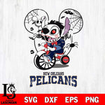 New Orleans Pelicans Stitch Jigsaws Halloween Svg Eps Dxf Png File, Digital Download, Instant Download