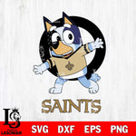 New Orleans Saints Bandit Heeler Rugby Svg Eps Dxf Png File, Digital Download ,Instant Download, Cricut File