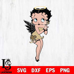 New Orleans Saints Betty Boop Angel Svg Eps Dxf Png File, Digital Download, Instant Download