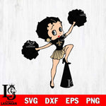 New Orleans Saints Betty Boop Cheer Leader Svg Eps Dxf Png File, Digital Download, Instant Download