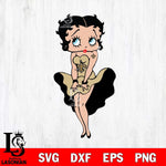 New Orleans Saints Betty Boop Sexy Cheering Svg Eps Dxf Png File, Digital Download, Instant Download