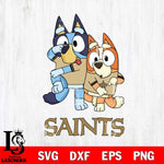 New Orleans Saints Bluey Chilli Dance Mode Svg Eps Dxf Png File, Digital Download, Instant Download