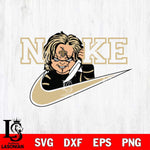 New Orleans Saints Chucky Nike Svg Eps Dxf Png File, Digital Download, Instant Download