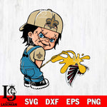 New Orleans Saints Chucky Piss On Atlanta Falcons Svg Eps Dxf Png File, Digital Download, Instant Download