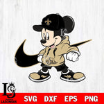 New Orleans Saints Cool Mickey Mouse Svg Eps Dxf Png File, Digital Download, Instant Download