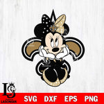 New Orleans Saints Cute Minnie Mouse