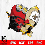 New Orleans Saints Deadpool Minion Marvel Svg Eps Dxf Png File, Digital Download, Instant Download