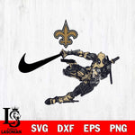 New Orleans Saints Deadpool Nike Svg Eps Dxf Png File, Digital Download, Instant Download