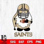 New Orleans Saints Gnomes Christmas Svg Eps Dxf Png File, Digital Download, Instant Download