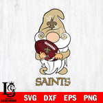 New Orleans Saints Gnomes Christmas football Svg Eps Dxf Png File, Digital Download, Instant Download