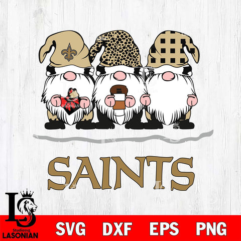 New Orleans Saints Gnomes Coffee Svg Eps Dxf Png File, Digital Download, Instant Download