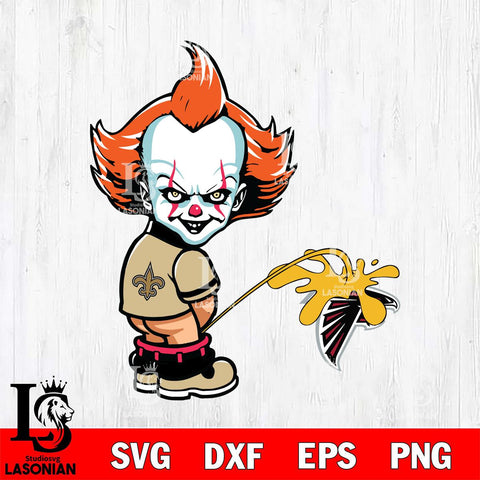 New Orleans Saints IT Piss On Atlanta Falcons Svg Eps Dxf Png File, Digital Download, Instant Download