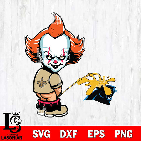 New Orleans Saints IT Piss On Carolina Panthers Svg Eps Dxf Png File, Digital Download, Instant Download