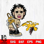 New Orleans Saints Leatherface Piss On Atlanta Falcons Svg Eps Dxf Png File, Digital Download, Instant Download