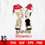 New Orleans Saints Merry KissMyass Svg Eps Dxf Png File,NFL Svg Files,Digital Download,Sublimation,Instant Download