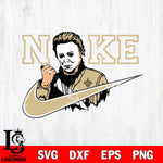 New Orleans Saints Michael Myers Nike Svg Eps Dxf Png File, Digital Download, Instant Download