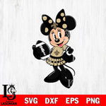 New Orleans Saints Minnie Mouse Svg Eps Dxf Png File, Digital Download, Instant Download