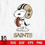 New Orleans Saints Snoopy Rugby Svg Eps Dxf Png File, NFL svg , Digital Download , Instant Download, Cricut File