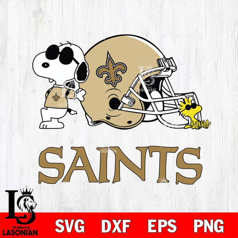 New Orleans Saints Snoopy Sport 2 Svg Eps Dxf Png File, NFL svg, Digital Download, Instant Download