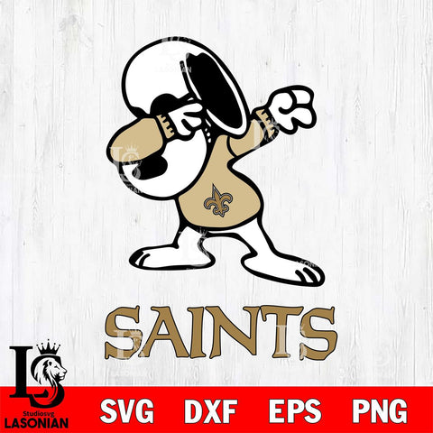 New Orleans Saints Snoopy Sport 3 Svg Eps Dxf Png File, NFL svg, Digital Download, Instant Download