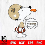 New Orleans Saints Snoopy Sport 6 Svg Eps Dxf Png File, NFL svg, Digital Download, Instant Download