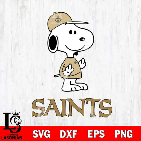 New Orleans Saints Snoopy Sport 8 Svg Eps Dxf Png File, NFL svg, Digital Download, Instant Download