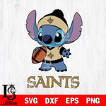 New Orleans Saints Stitch Disney, Svg Eps Dxf Png File, Digital Download