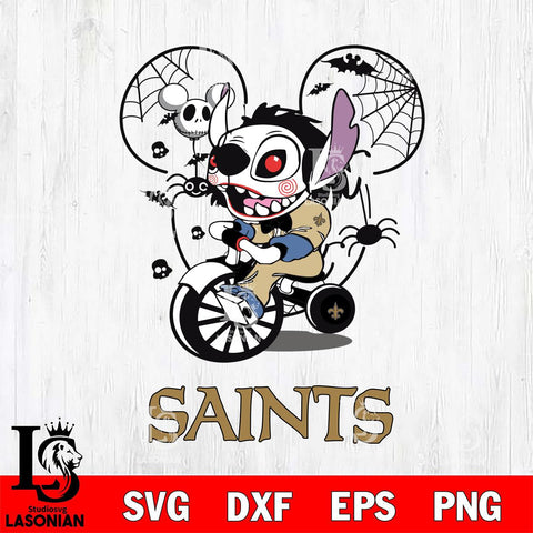 New Orleans Saints Stitch Jigsaws Halloween Svg Eps Dxf Png File, Digital Download, Instant Download