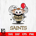 New Orleans Saints Stitch Pennywise Halloween Svg Eps Dxf Png File, Digital Download, Instant Download