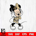 New Orleans Saints mickey christmas 10 Svg Eps Dxf Png File, Digital Download, Instant Download