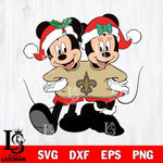 New Orleans Saints mickey christmas 11 Svg Eps Dxf Png File, Digital Download, Instant Download