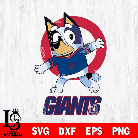 New York Giants Bandit Heeler Rugby Svg Eps Dxf Png File, Digital Download ,Instant Download, Cricut File