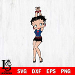 New York Giants Betty Boop Love NFL Svg Eps Dxf Png File, Digital Download, Instant Download