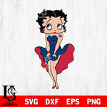 New York Giants Betty Boop Sexy Cheering Svg Eps Dxf Png File, Digital Download, Instant Download