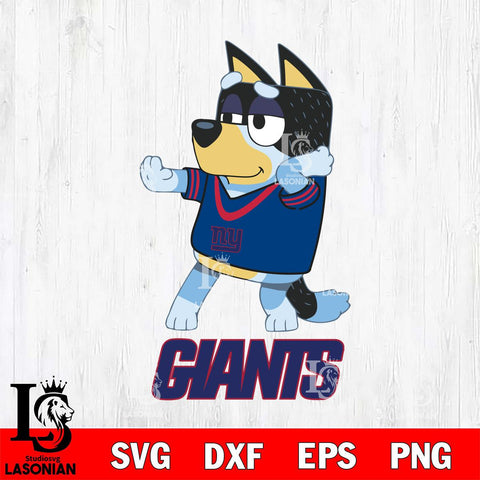 New York Giants Bluey Dad Dance Svg Eps Dxf Png File, Digital Download, Instant Download