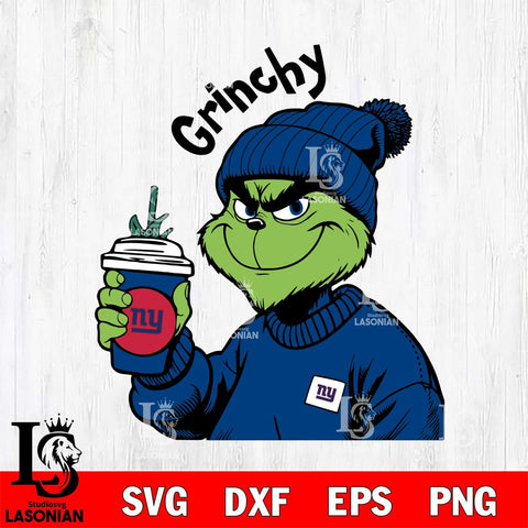 New York Giants Boujee Grinch 10 Svg Eps Dxf Png File, Digital Download, Instant Download